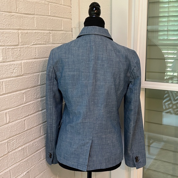 J.Crew Blue Blazer for Spring/Summer/Fall Size 2 - Picture 3 of 3